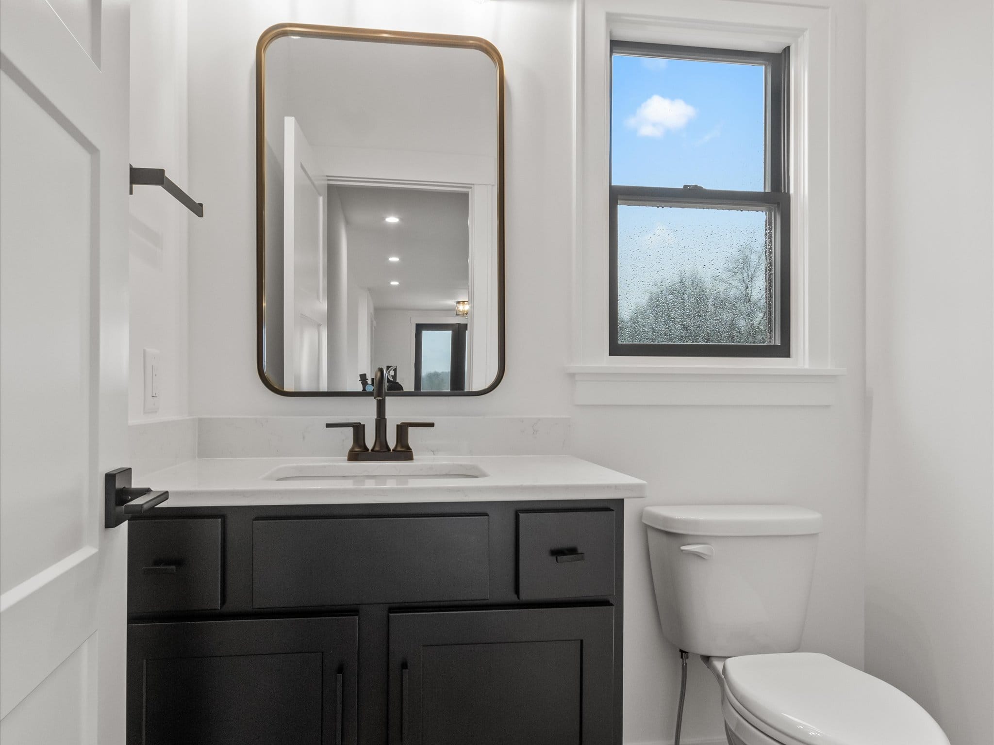 vanity mirror window sills