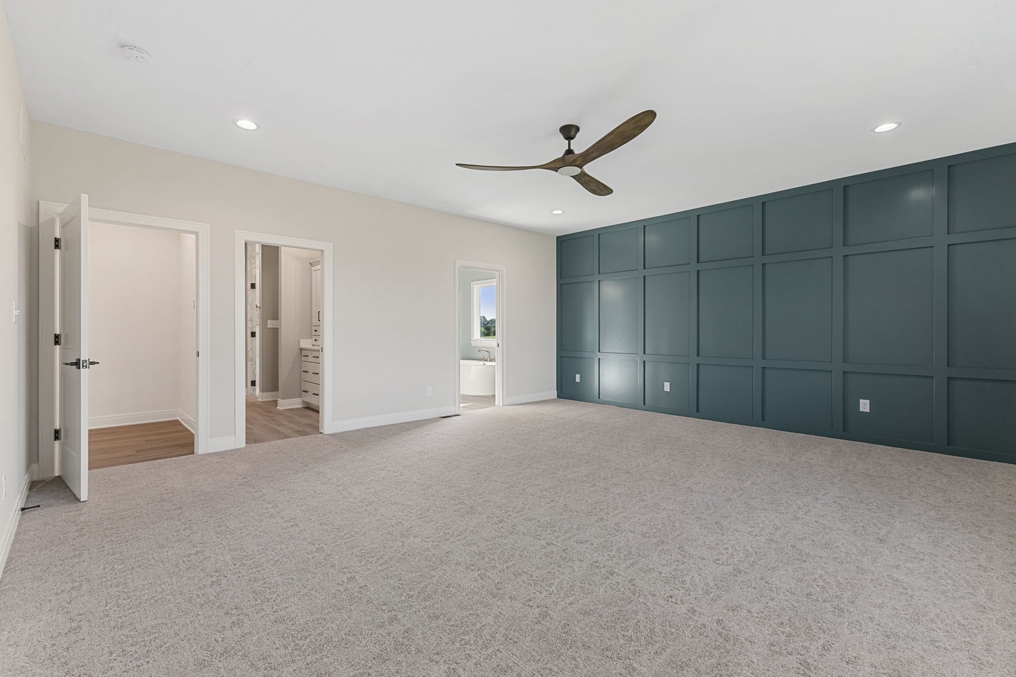 accent wall trim paint carpet