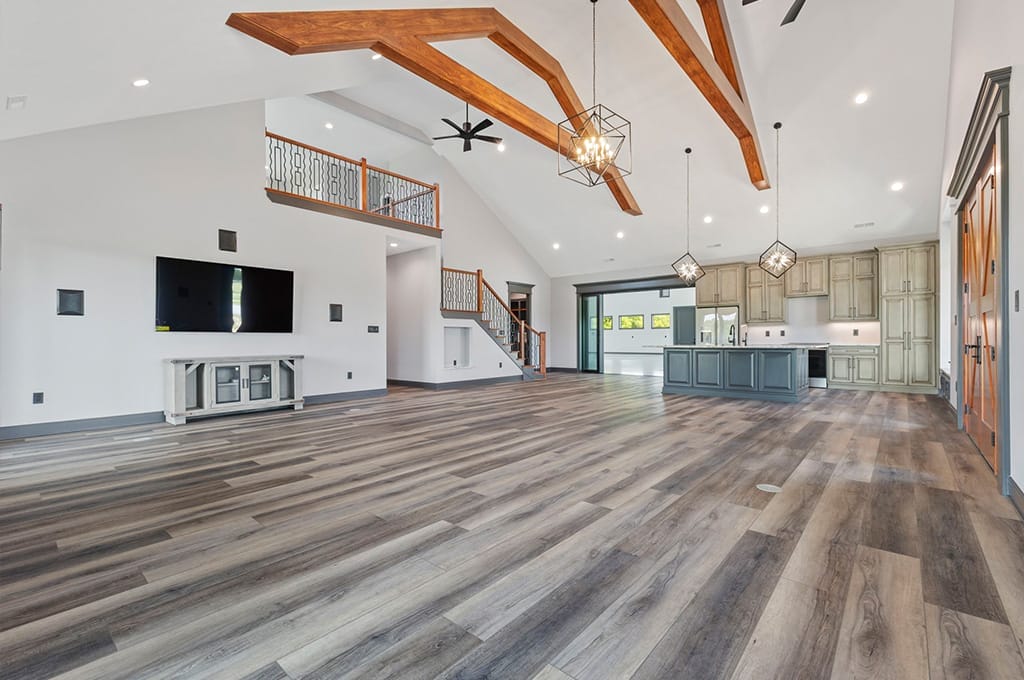 Home interior built by Dave Sego Builders