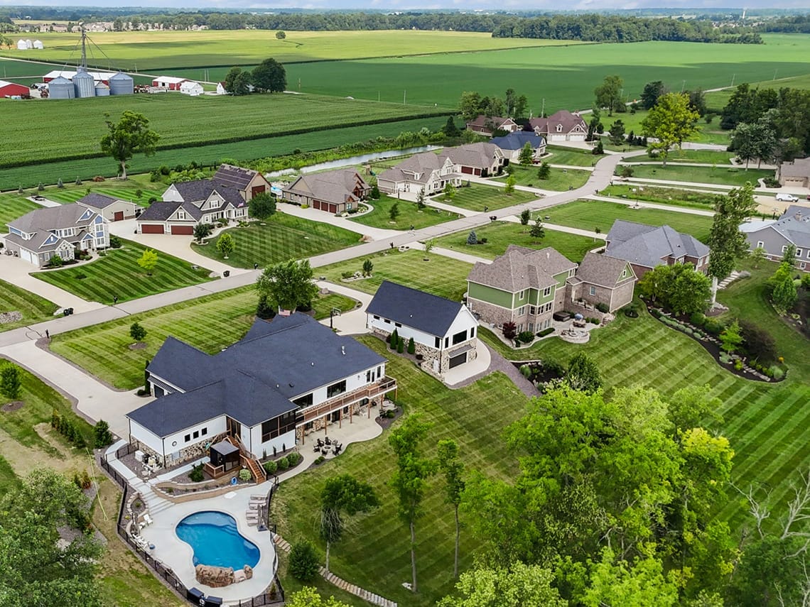 Custom home built by Dave Sego Builders